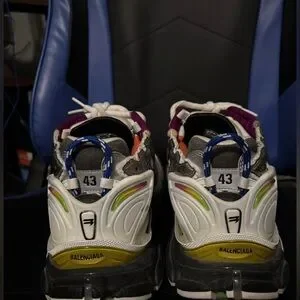 Balenciaga | Shoes | Balenciaga Silver And Purple Athletic  display picture 1